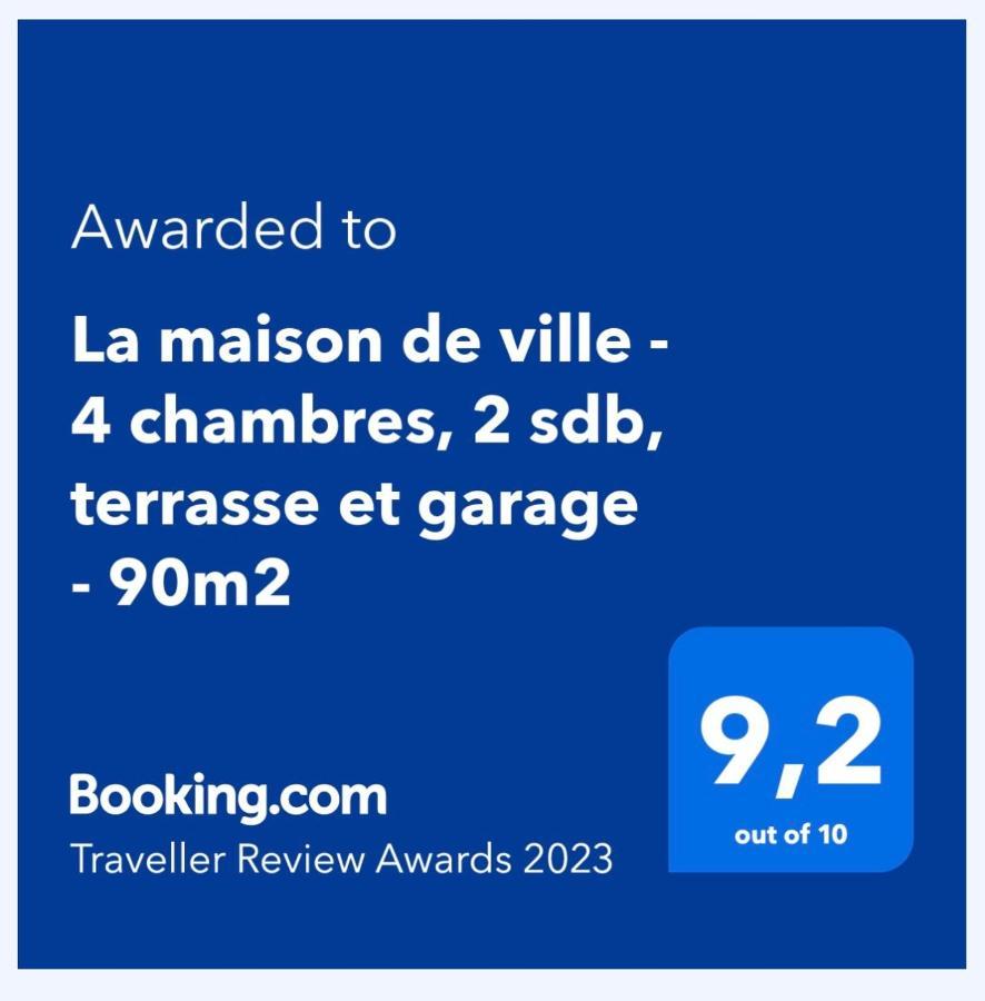 La Maison De Ville - 4 Chambres, 2 Sdb, Terrasse Et Garage - 90M2 ヴズール エクステリア 写真